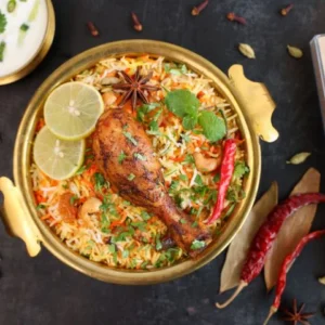 117.chicken dum biryani