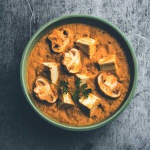 paneer champignon mit reis