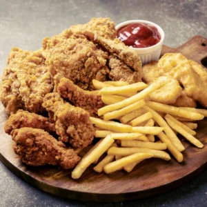 129. pommes mit chicken nuggets