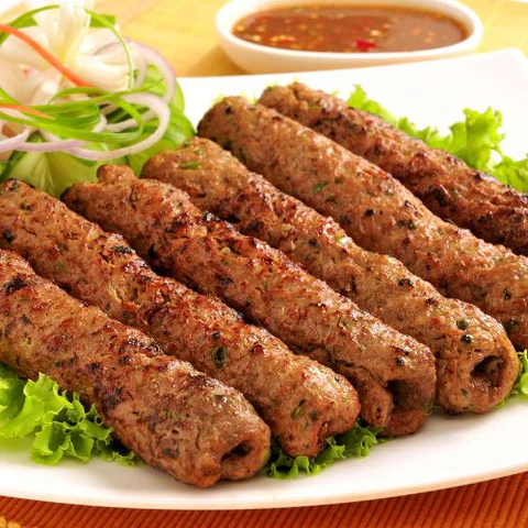 26. tandoori lamm sikh kebab 26. tandoori lamm sikh kebab