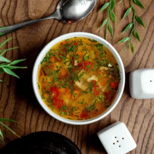 4. hühner suppe